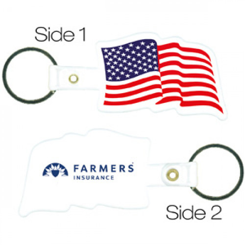 USA American Flag Key Tag (Pack of 20)