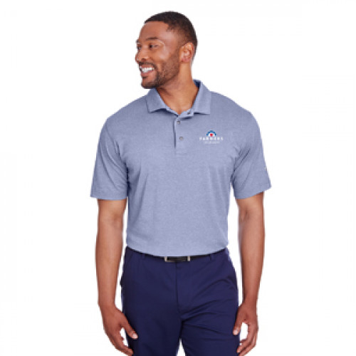 Puma Light Blue Heather Golf Polo - CLOSEOUT