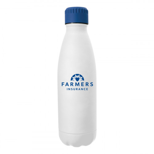 16oz Stainless Steel Bottle - White